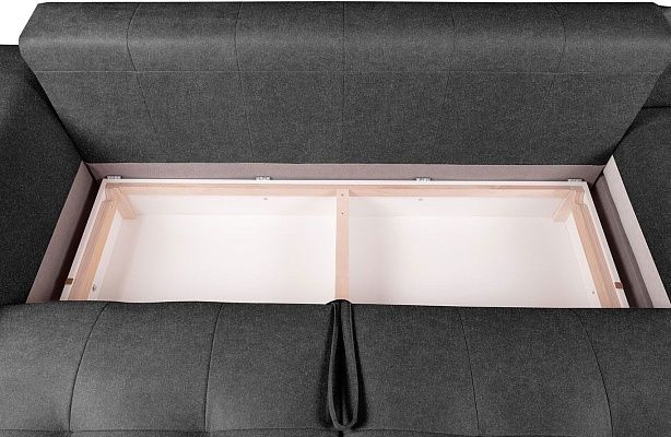 Диван Модульный Брайтон с канапе Gunnared Dark Grey